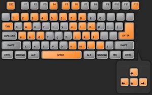 《龍騰世紀》鍵盤按鍵