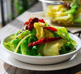 熗圓白菜卷 熗圓白菜卷