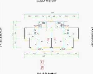 南江花園戶型平面圖-CD戶型