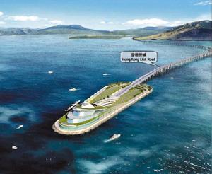 港珠澳大橋香港側人工島