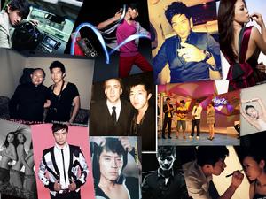 同合作過的明星部分剪影