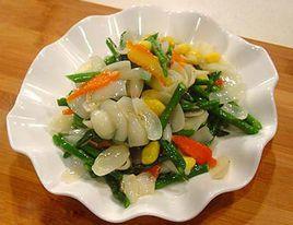 百合炒菠菜 百合炒菠菜