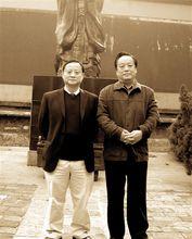 唐浩明與唐翼明兄弟合影