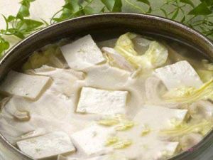 小白菜豆腐瘦身湯