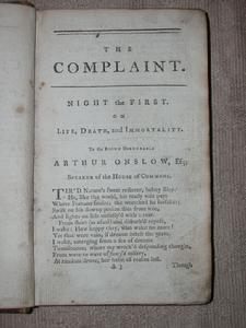 《夜思錄》第一卷(1782年版)