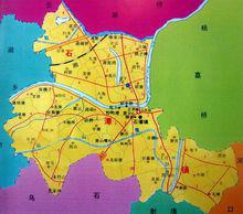 石潭鎮行政區劃圖