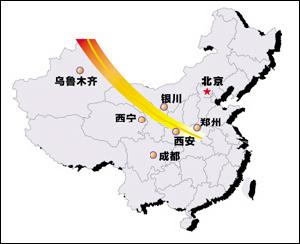 中國境內日全食全食帶圖