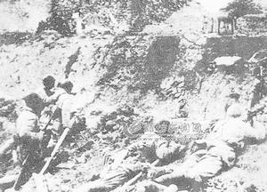 圖為華東野戰軍攻堅場景。