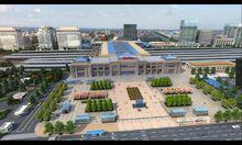 改造後的通遼站及站前廣場效果圖