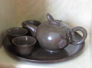 木魚石茶具