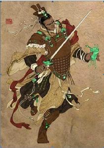 “二郎擔山趕太陽”