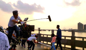 《放學後》電影拍攝中