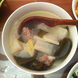 海帶白蘿蔔瘦肉湯 海帶白蘿蔔瘦肉湯