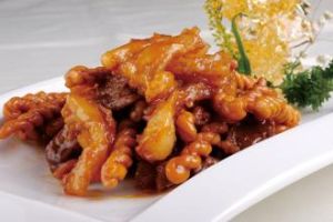 蹄筋燴蝦 蹄筋燴蝦