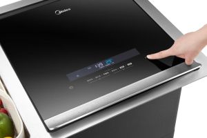 美的水槽洗碗機操作面板