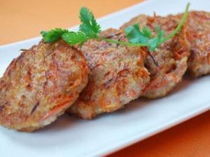 生煎胡蘿蔔肉餅 生煎胡蘿蔔肉餅