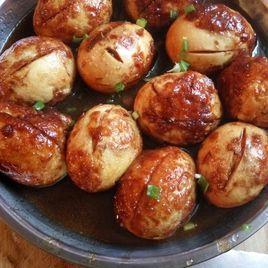 紅燒雞蛋 紅燒雞蛋