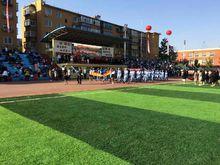 運動會入場（2017年9月，新運動場及主席台投入使用）