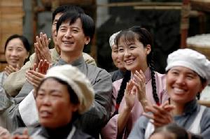 (女)沈傲君飾演林佩瑤 (男)雷漢飾演杜竹齋  劇照