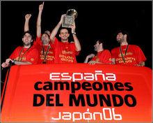 西班牙隊首次奪得世界男子籃球錦標賽桂冠
