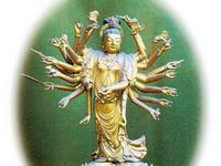 四十二臂觀音銅像