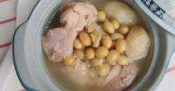 黃豆煲兔肉 黃豆煲兔肉