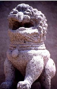 磚雕作品《雄獅》