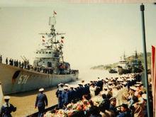 參加”3.14“海戰歸來的531艦