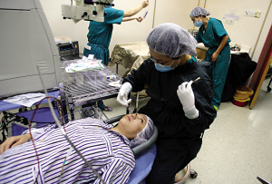 治療電光性眼炎