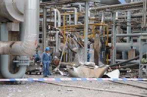 （圖）發生爆炸的廠區