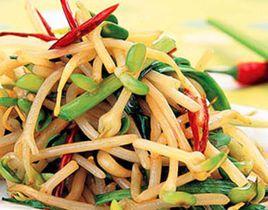 青蒜炒黃豆芽 青蒜炒黃豆芽