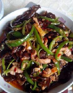 蔥燒木耳炒肉 蔥燒木耳炒肉