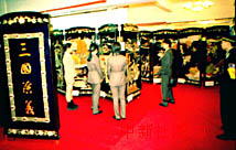 彩石雕刻鑲嵌連屏