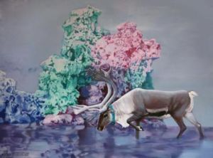 吳靜一的油畫作品