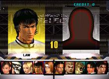 《鐵拳3》選人畫面