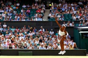 大威的強大發球