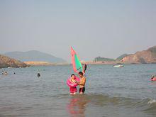 溫嶺龍門海濱浴場風光