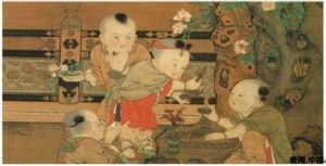 《秋庭戲嬰圖》 《秋庭戲嬰圖》