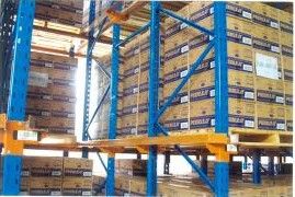 壓入式貨架 壓入式貨架