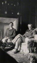 1920年葉芝與反戰作家西格里夫·薩松