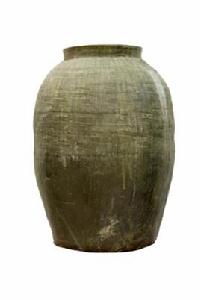 清代青釉大口酒缸