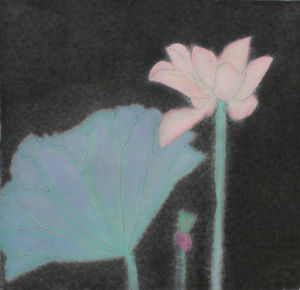 何先球作品《抽思-荷》