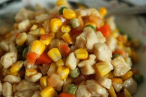 玉米青豆雞丁