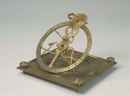 18世紀銅鍍金赤道式日晷 18世紀銅鍍金赤道式日晷