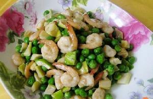 豌豆竹筍炒蝦仁