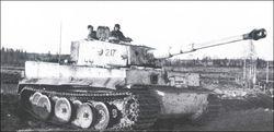 1944年2月，卡爾尤斯的217號虎式坦克