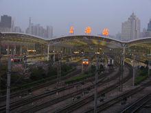 上海站站台
