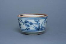 明宣德景德鎮青花松竹梅爐 明宣德景德鎮青花松竹梅爐