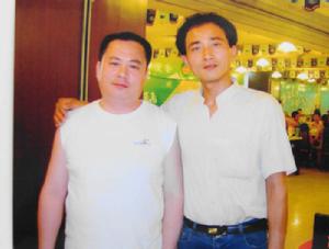 姜雪峰與我國著名畫家莫曉松老師
