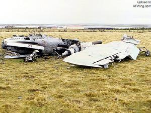 Daniel Jukic 中尉的 IA-58 普卡拉攻擊機殘骸